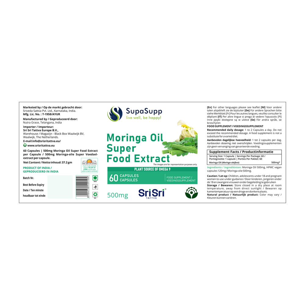 Moringa-olie - Superfood-extract