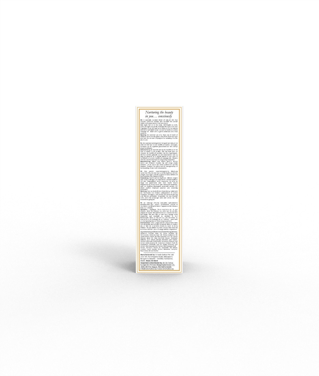 Haar- en hoofdhuidolie | Shankara-cosmetica