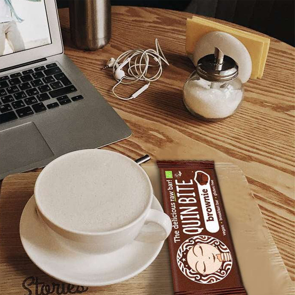 Quin Bite Bio Brownie | Rauwe reep