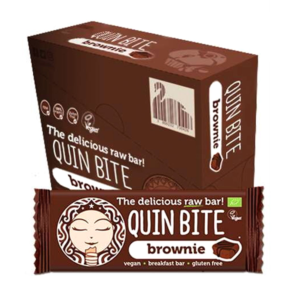 Quin Bite Bio Brownie | Rauwe reep