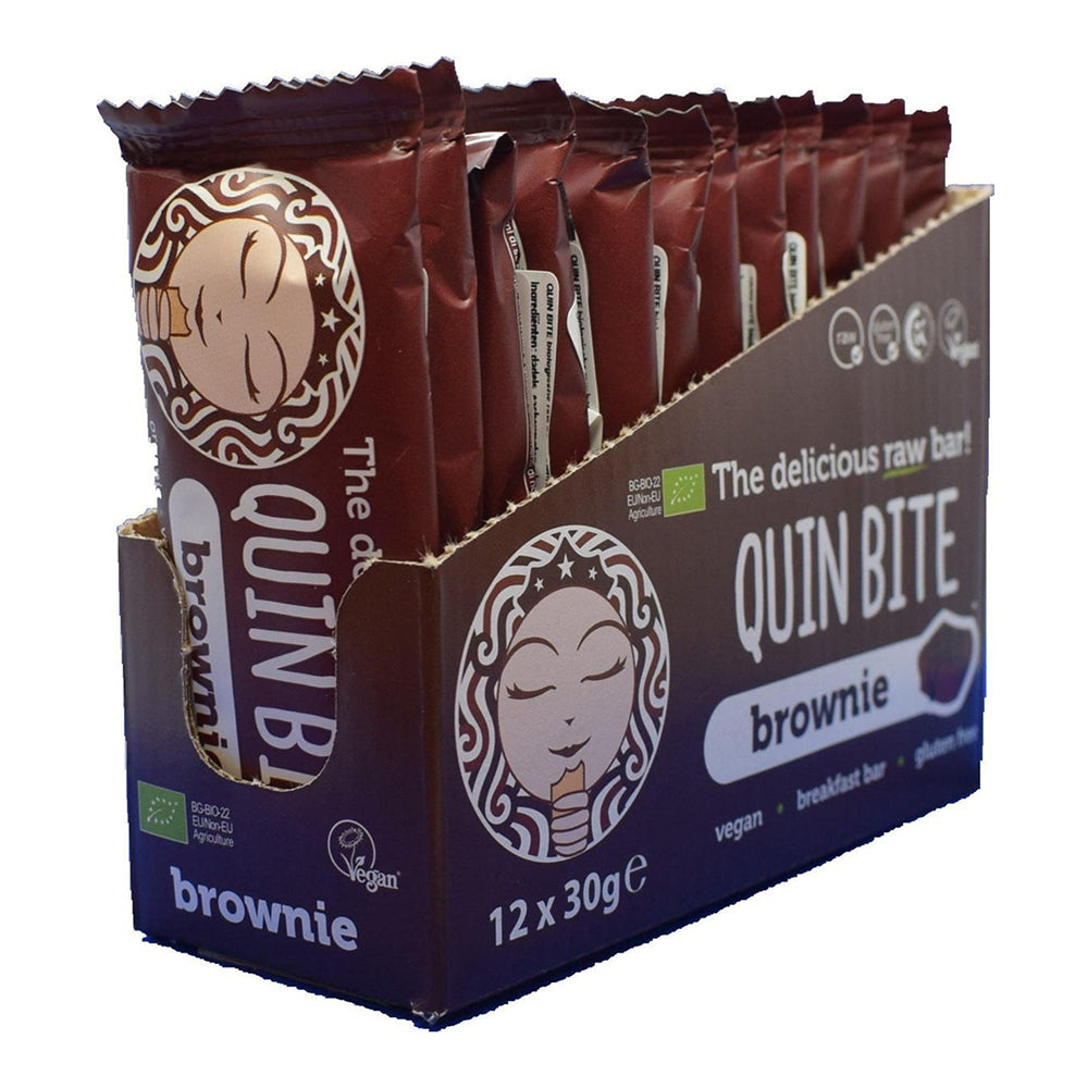 Quin Bite Bio Brownie | Rauwe reep