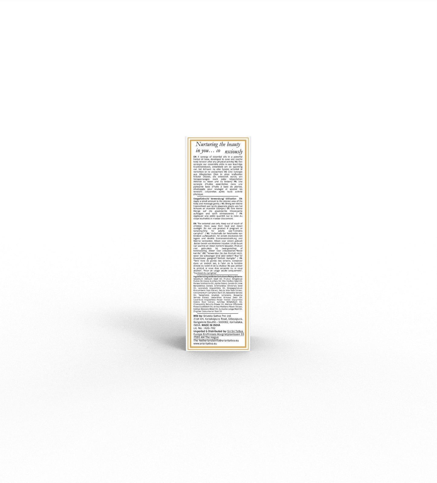 Relaxing Massage and Body Oil