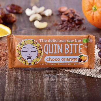 Quin Bite Bio Choco Orange | Rohkostriegel
