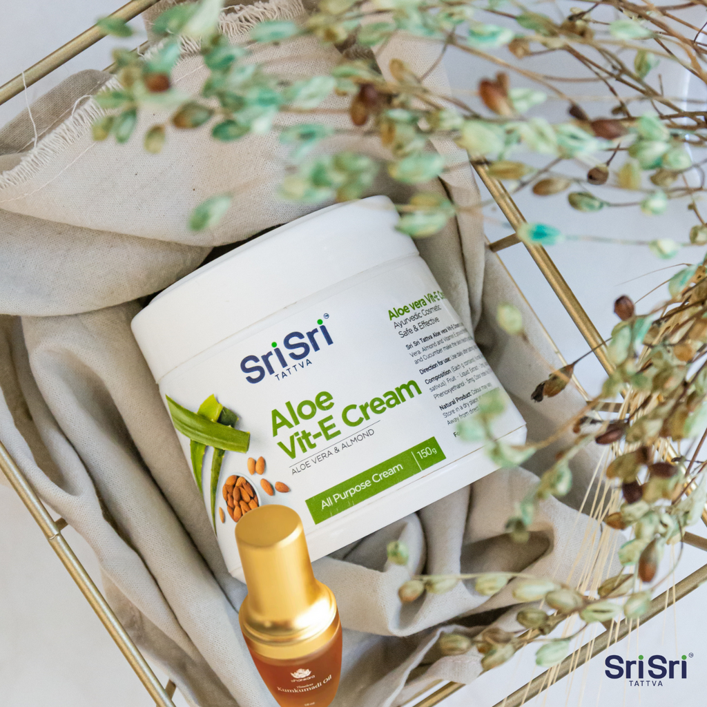 Skin care combo - Kumkumadi oil and Vit-E Cream