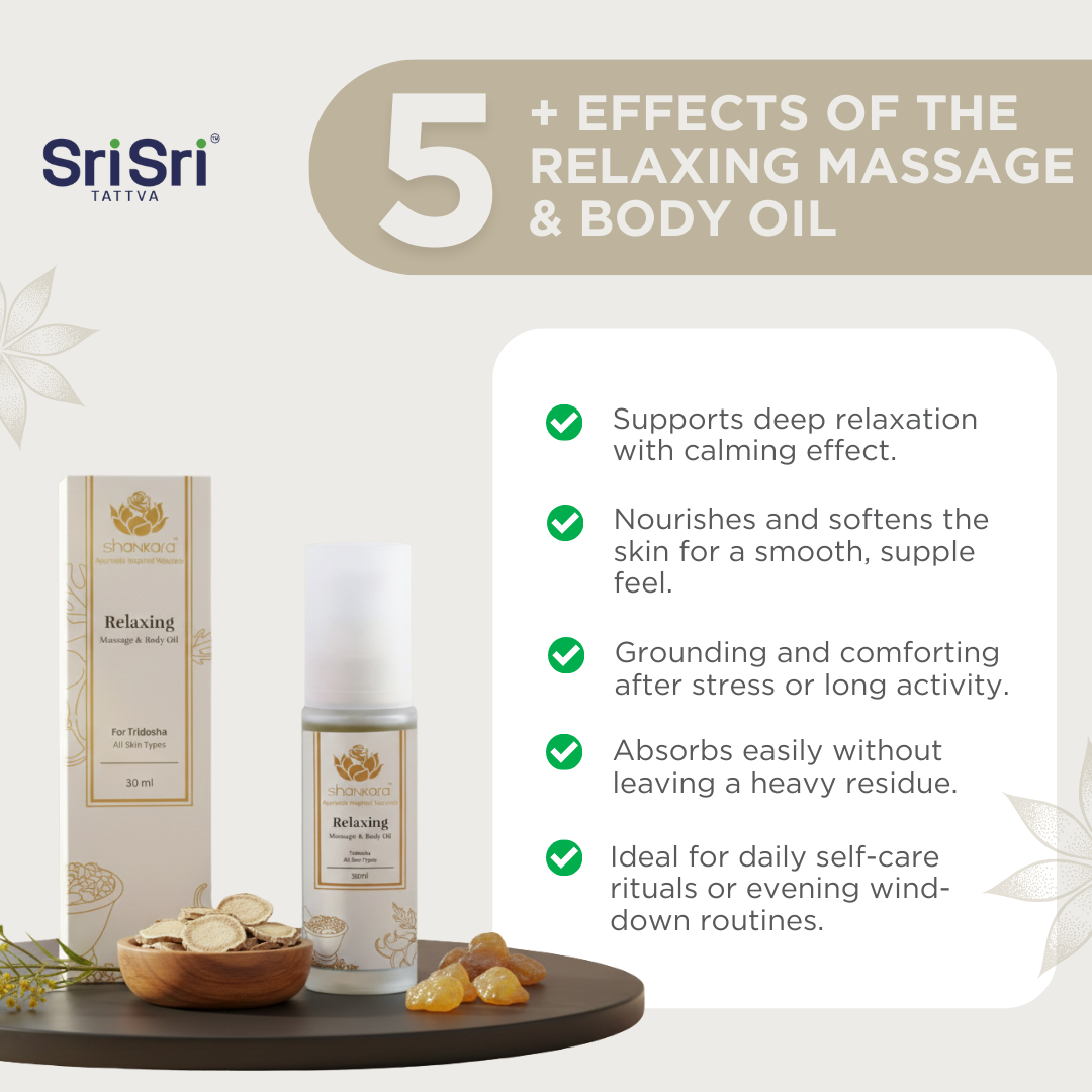 Relaxing Massage and Body Oil