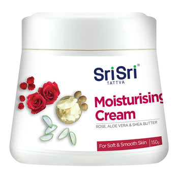 Sri Sri Tattva’s Moisturizing Cream | 150gm | Rose & Aloe Vera