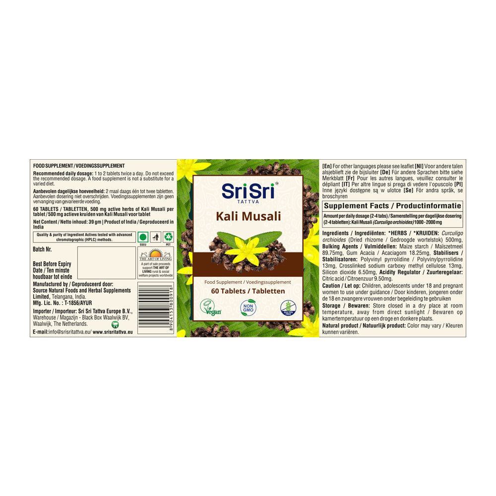 Kali Musali Tablets | 60 Tablets