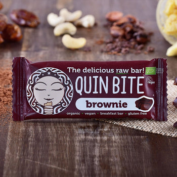 Quin Bite Bio Brownie | Rauwe reep