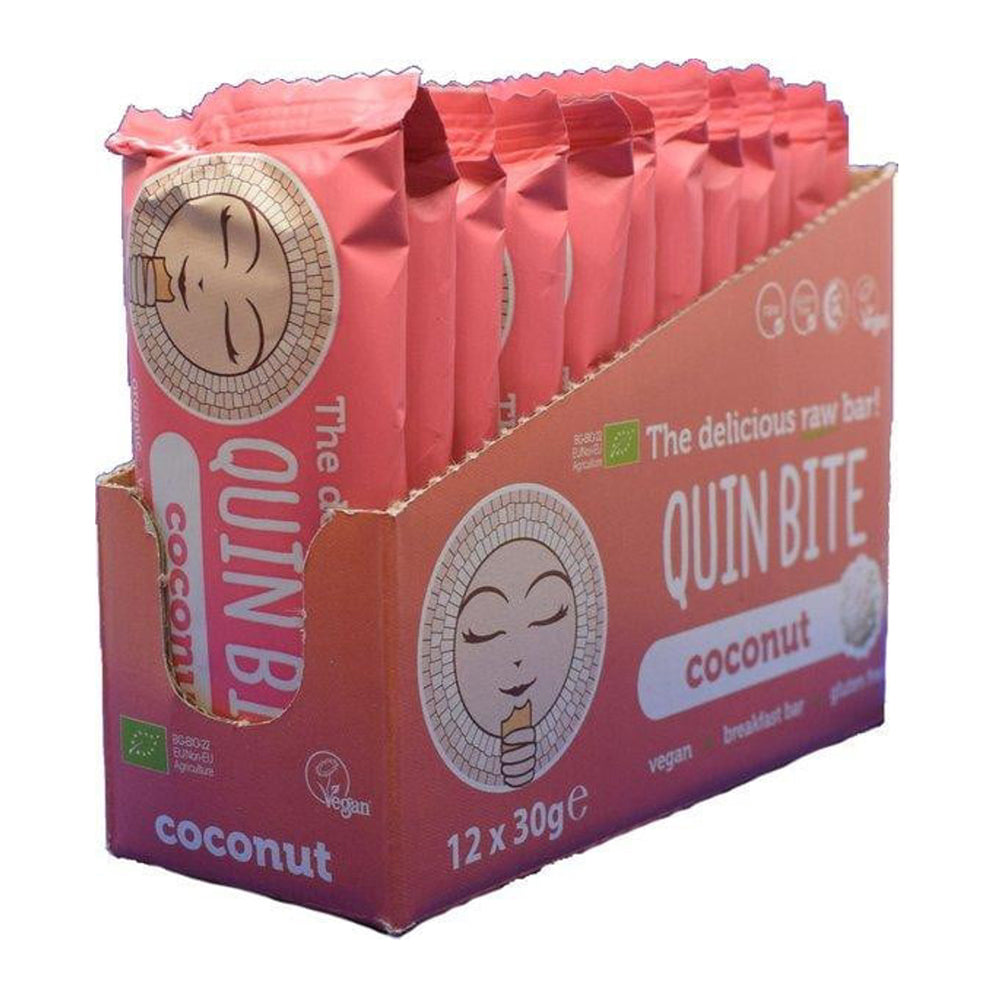 Quin Bite Bio Kokosnuss | Rohe Riegel