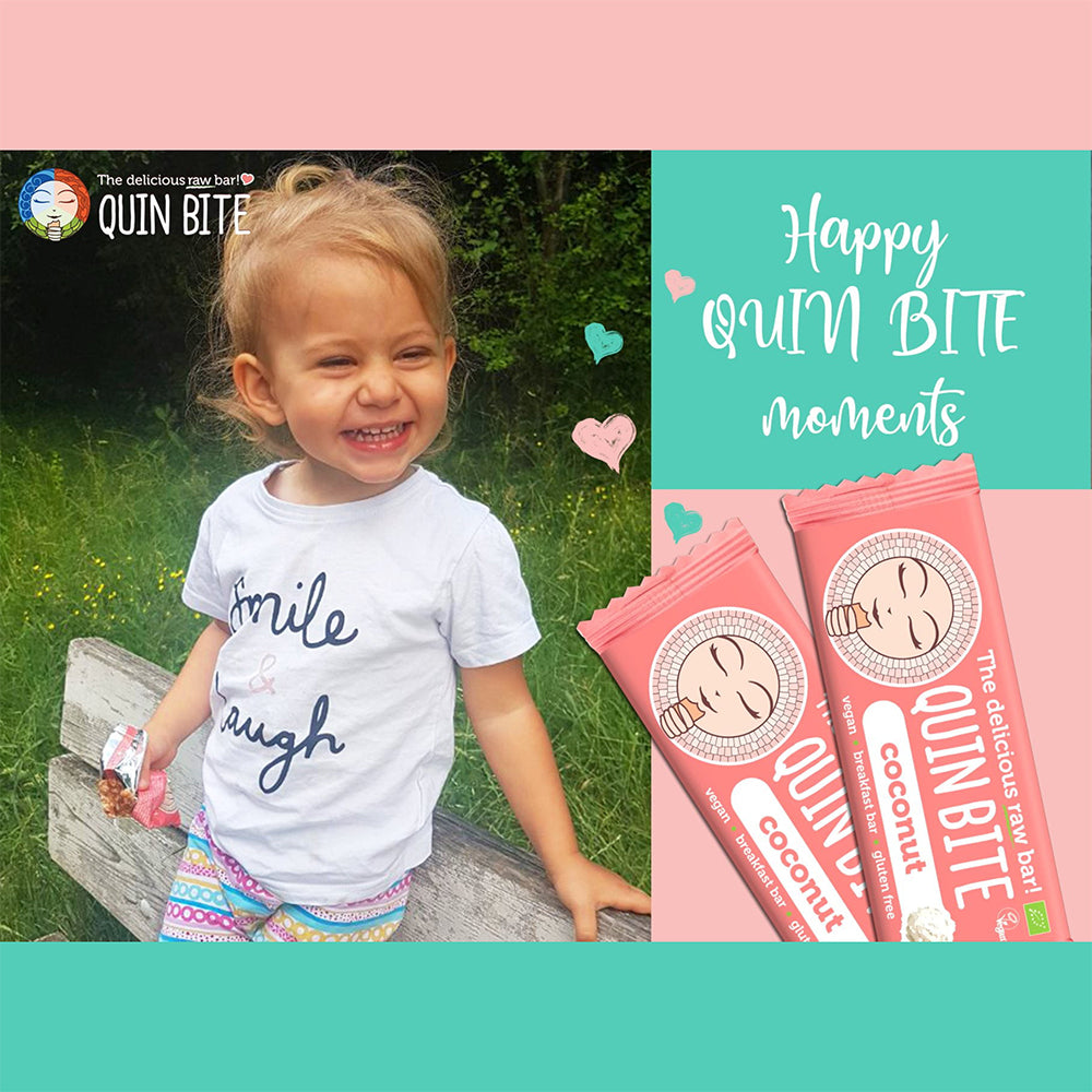 Quin Bite Bio Kokosnuss | Rohe Riegel