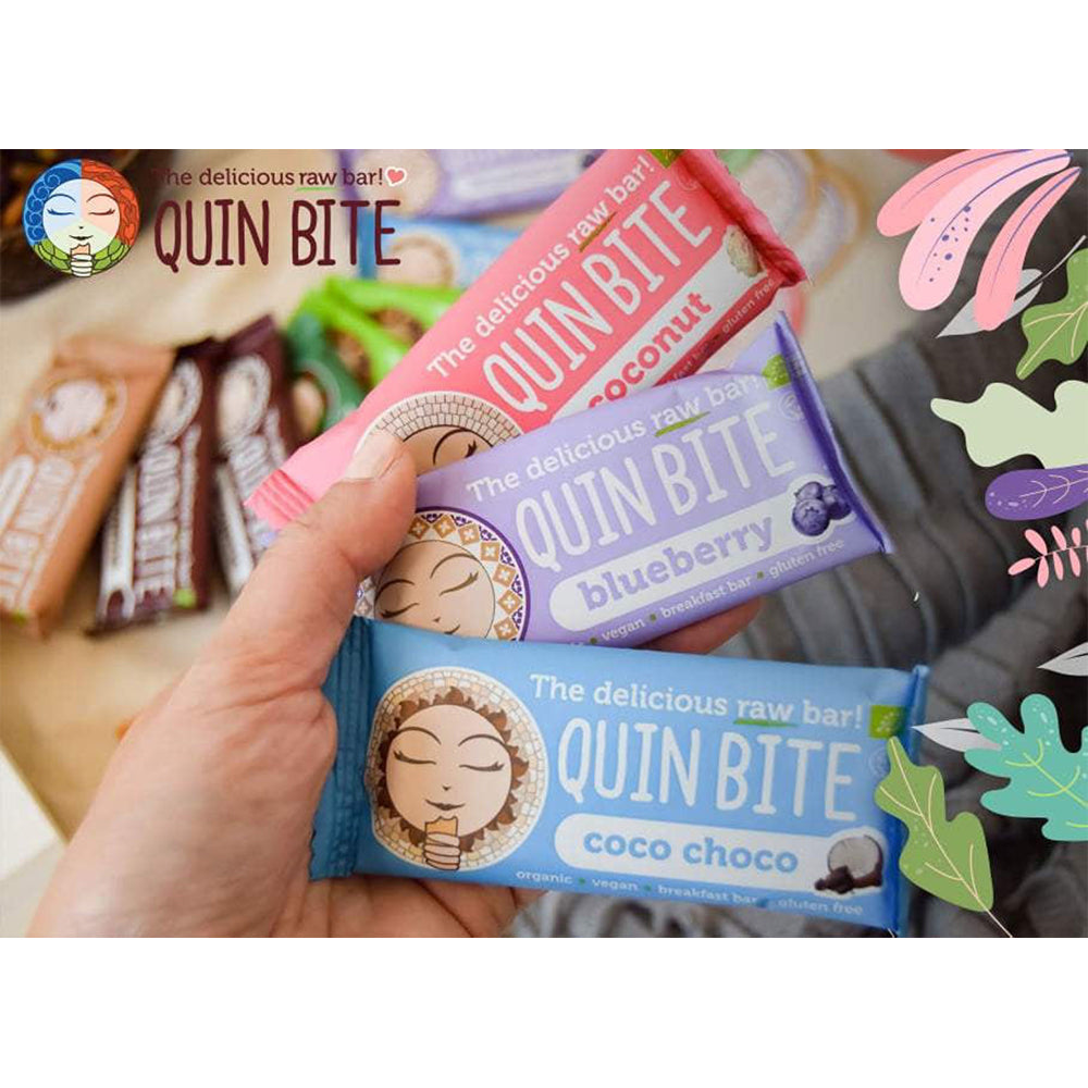 Quin Bite Bio Kokosnuss | Rohe Riegel
