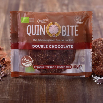 Quin Bite Bio Dubbele Chocolade Koekjes
