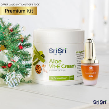 Skin care combo - Kumkumadi oil and Vit-E Cream