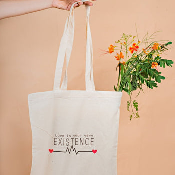 Love Is Your Very Existence Printed Tote Bag